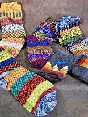 Nordic Socks - Colorful Winter Socks - Unisex - Unworn